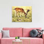 FALLOW DEER CANVAS AFDRUK (Insitu (Woonkamer))
