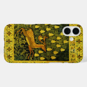 FALLOW DEER, FLOWERS CHESTNUT TREE Green Yellow Case-Mate iPhone Case (Achterkant (horizontaal))