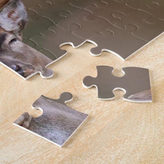 Fallow Deer is je aan het beoordelen. Legpuzzel (Zijkant)