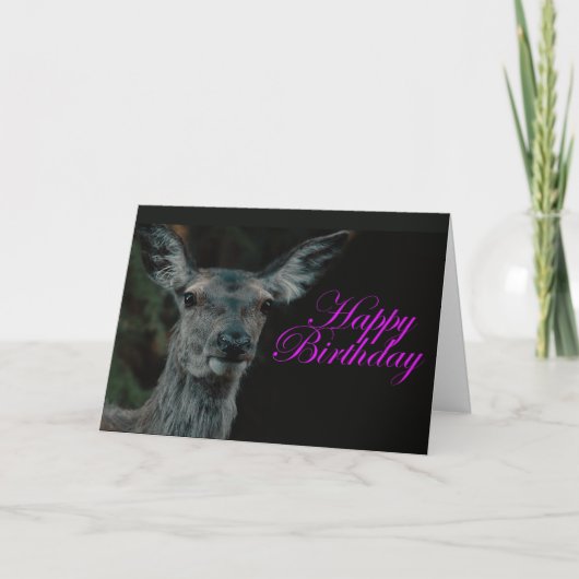 Fallow Deer Kaart (Voorkant)