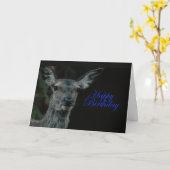 Fallow Deer Kaart (Gele Bloem)