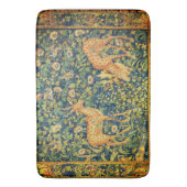 FALLOW DEER PAIR, GOTHISCHE FANTASY FLOWERS, Green Badmat (Voorkant Verticaal)