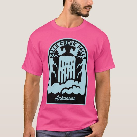 Falls Creek Falls Arkansas T-shirt (Voorkant)