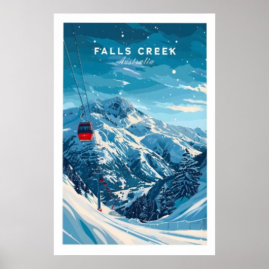 Falls Creek Reisposter - Australië 1 Poster (Voorkant)