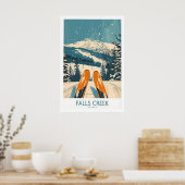 Falls Creek Ski-poster 1 Poster (Keuken)