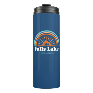 Falls Lake North Carolina Regenboog Thermosbeker