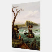 Falls of Saint Anthony by Henry Lewis Acryl Bord (Hoek)
