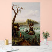 Falls of Saint Anthony by Henry Lewis Acryl Bord (Huwelijk)