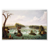 Falls of Saint Anthony by Henry Lewis Foto Afdruk (Voorkant)