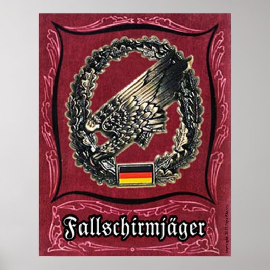 Fallschirmjaeger Poster (Voorkant)