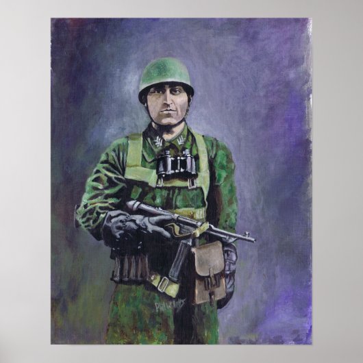 Fallschirmjäger (groene duivels) poster (Voorkant)