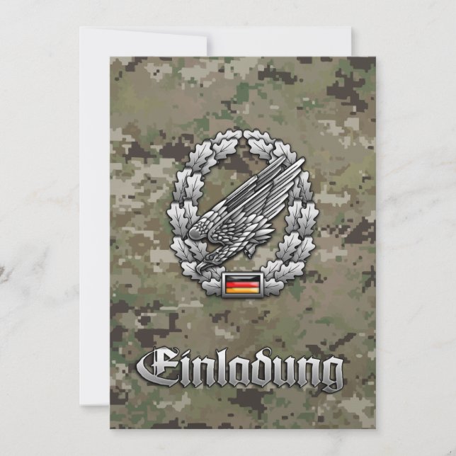 Fallschirmjägertruppe Barettabzeichen (Voorkant)