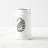 Fallschirmjägertruppe Barettabzeichen Bierpul (Voorkant links)