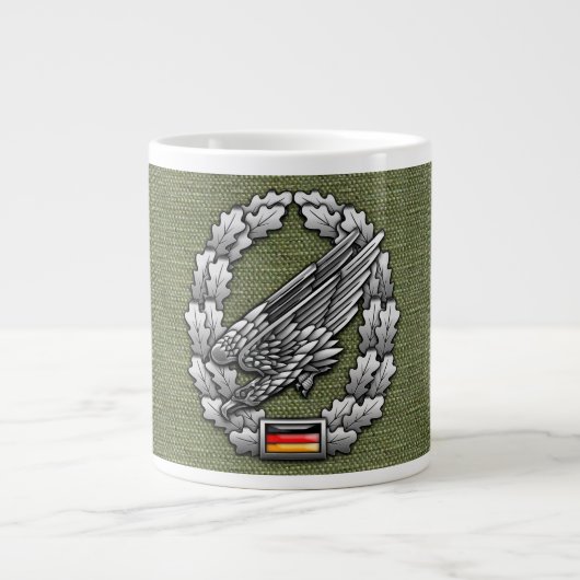 Fallschirmjägertruppe Barettabzeichen Grote Koffiekop (Voorkant)