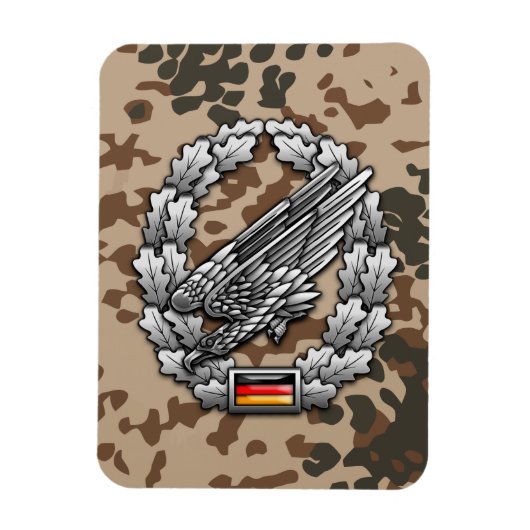 Fallschirmjägertruppe Barettabzeichen Magneet (Verticaal)