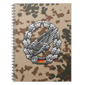 Fallschirmjägertruppe Barettabzeichen Notitieboek (Voorkant)