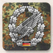 Fallschirmjägertruppe Barettabzeichen Onderzetter (Voorkant)