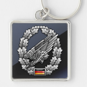 Fallschirmjägertruppe Barettabzeichen Sleutelhanger