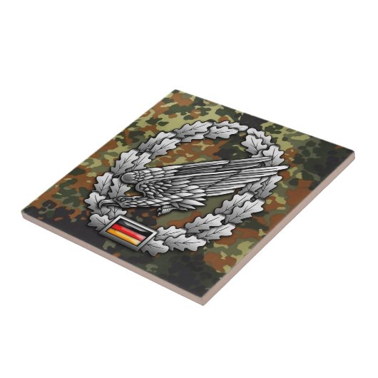 Fallschirmjägertruppe Barettabzeichen Tegeltje (Zijkant)
