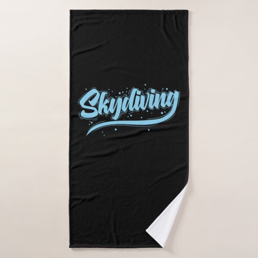 Fallschirmspringen freier Herfst Skydiving Badhanddoek (Badhanddoek)