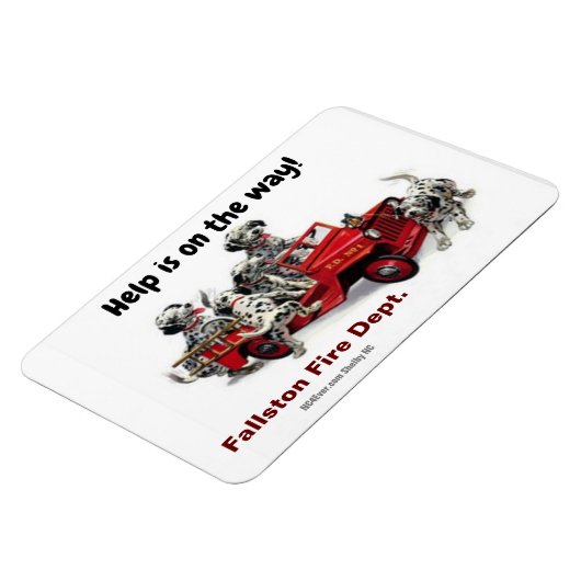 Fallston Fire Dept. Flexible Magnet Magneet (Linkerzijde)