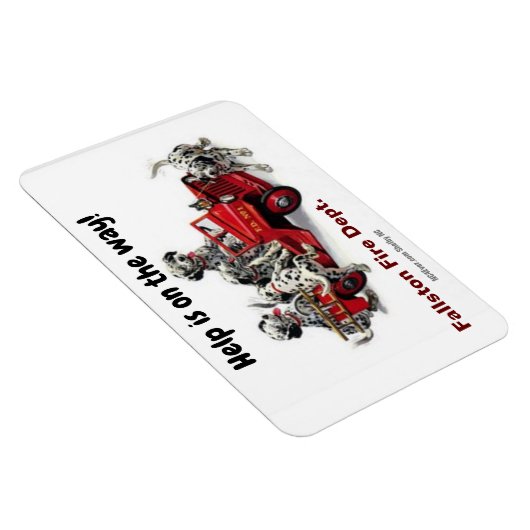 Fallston Fire Dept. Flexible Magnet Magneet (Rechterzijde)