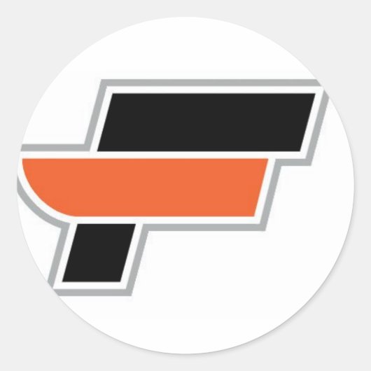 Fallston Ronde Sticker (Voorkant)