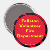 Fallston Vrijwilliger Brandweer Magneet (Voorkant / Achterkant)