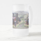 Fallydagen voorbij matglas bierpul (Voorkant rechts)