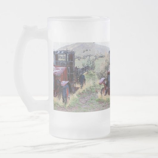 Fallydagen voorbij matglas bierpul (Links)