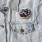 Fallydagen voorbij ronde button 5,7 cm (In situ)