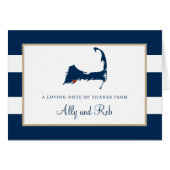 Falmouth Cape Cod Hartelijk dank (Voorkant Horizontaal)