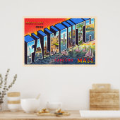 Falmouth Cape Cod Massachusetts  Briefkaart Poster (Keuken)