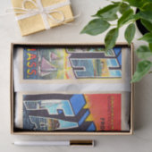 Falmouth Cape Cod Massachusetts Briefkaart Tissuepapier (Geschenk)