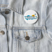 Falmouth - Cape Cod. Ronde Button 5,7 Cm (In situ)