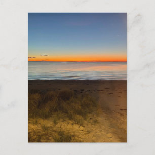 Falmouth Cape Cod Zonsondergang Ansichtkaart Briefkaart