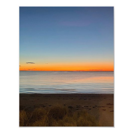 Falmouth Cape Cod Zonsondergang  Foto Afdruk (Voorkant)