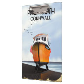 Falmouth Cornwall Visboot Reisposter Klembord (Links)