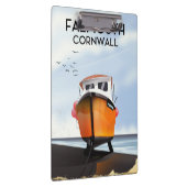 Falmouth Cornwall Visboot Reisposter Klembord (Rechts)