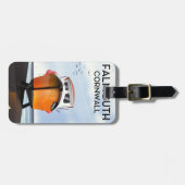 Falmouth Cornwall Vist boot reisposter Bagagelabel (Voorkant horizontaal)