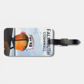 Falmouth Cornwall Vist boot reisposter Bagagelabel (Achterkant horizontaal)