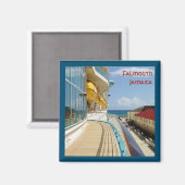 Falmouth Cruise Pier begrensd Magneet (Voorkant / Achterkant)