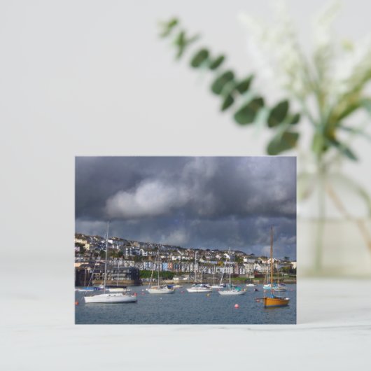 Falmouth Harbour Cornwall Briefkaart (Staand voorkant)