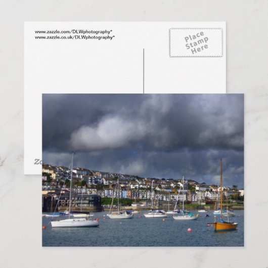 Falmouth Harbour Cornwall Briefkaart (Voorkant / Achterkant)