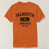 Falmouth Jamaica XXL Atletisch ontwerp T-shirt (Design voorkant)