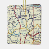 Falmouth KY  Map Keramisch Ornament (Links)