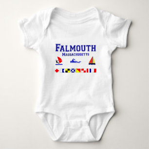 Falmouth MA Signal Flag Romper