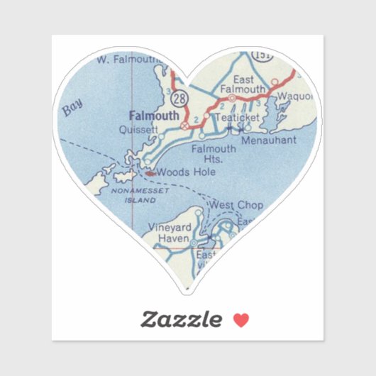 Falmouth MA Sticker (Vel)