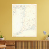 Falmouth, Massachusetts Canvas Afdruk (Insitu (Woonkamer))