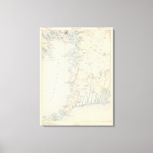 Falmouth, Massachusetts Canvas Afdruk (Voorkant)